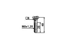 Schraube M8x1,25 - 10.9