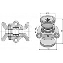 Deep grove ball bearings compl.