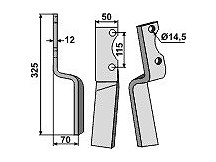 Rotary tine, left model