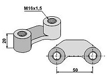 Bügelmutter - M16x1,5