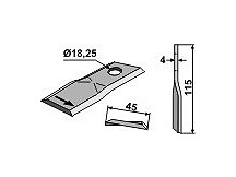 Rotary mower blade