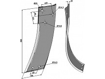 Subsoiling shank, left model