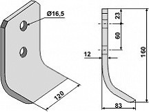 Trencher blade