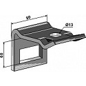 Clamp for tine 60 x 12