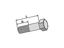 Hexagon bolts with metric fine thread - M18x1,5 - 10.9