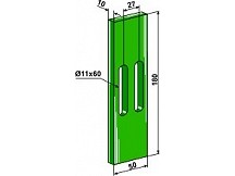 Greenflex Kunststoff-Abstreifer für Packerwalzen