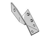 Bracket for reversible point - left