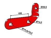 Halter - rechts - Delta Flex