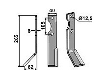 Blade, left model